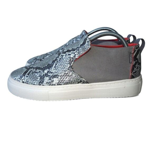 Hey Dude Peyton "Snake Grey" Slip-on Casual Shoes 121793172 Women's 10 - Picture 2 of 11